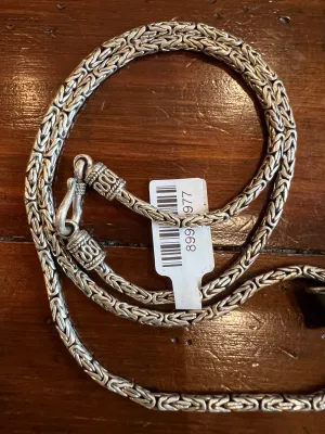 Sterling Silver Bali Chain 18"