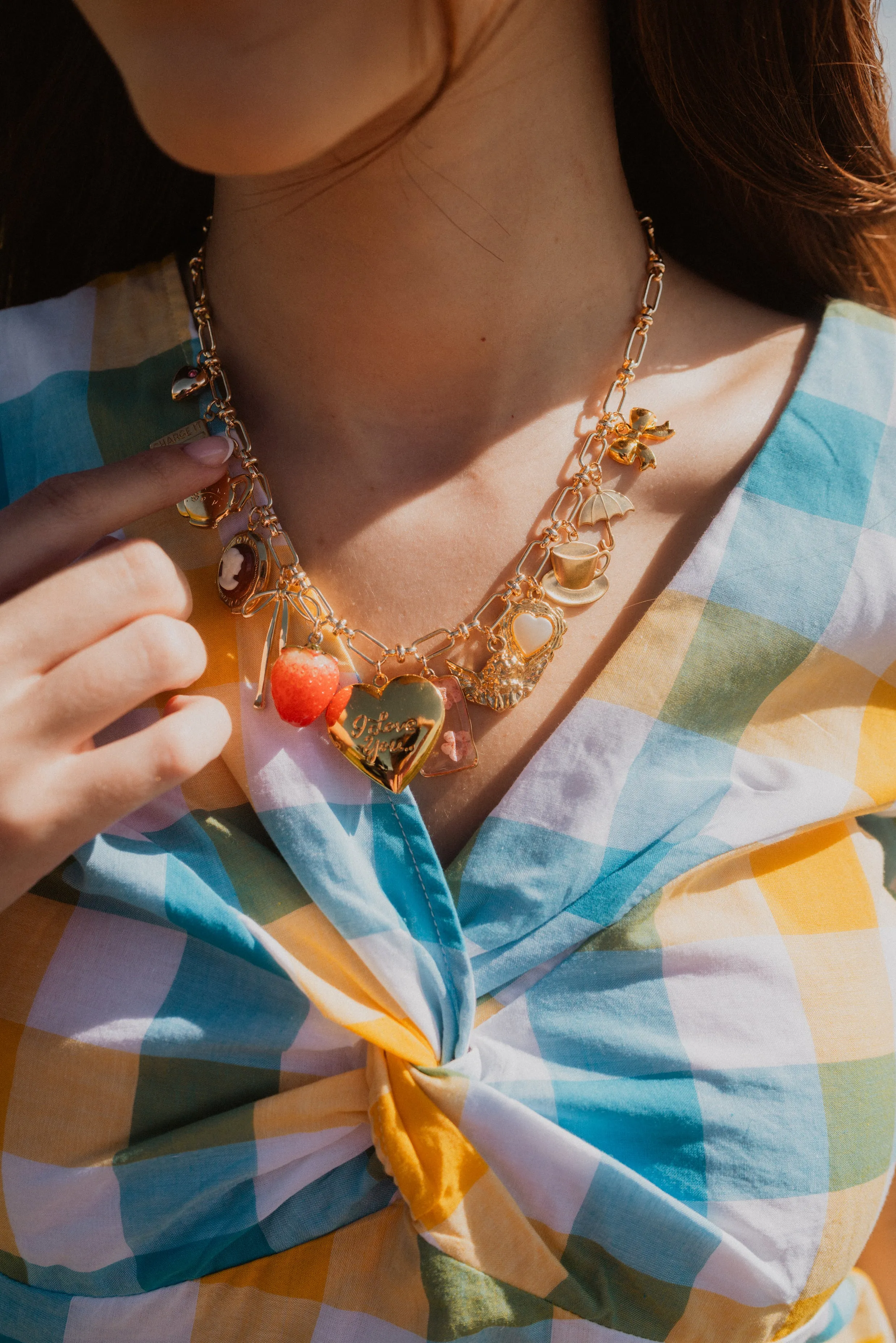 Strawberry Daze Charm Necklace
