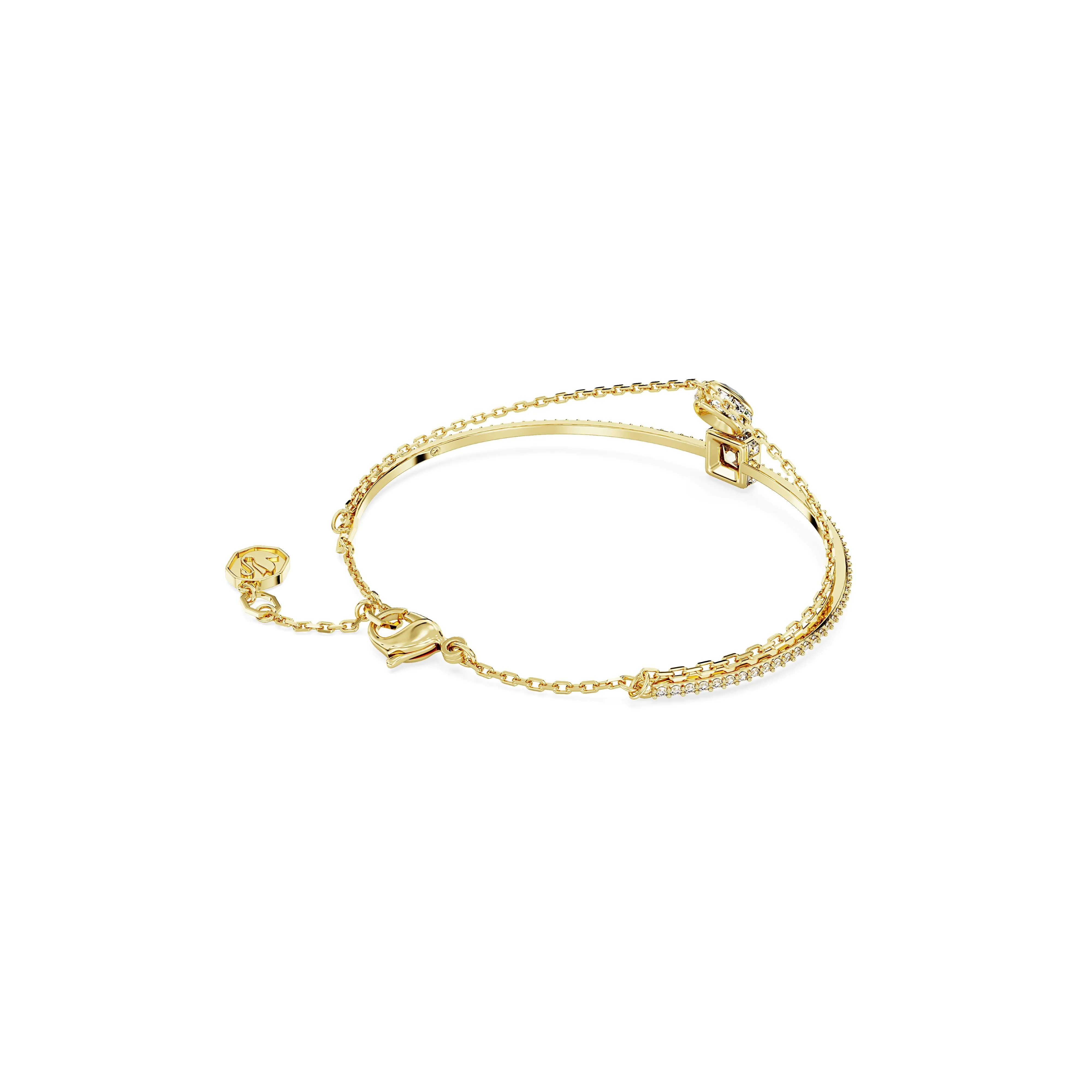 Swarovski Stilla Gold Tone Multicoloured Bangle