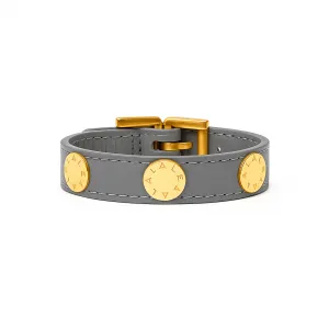 TACHAS Gray Leather