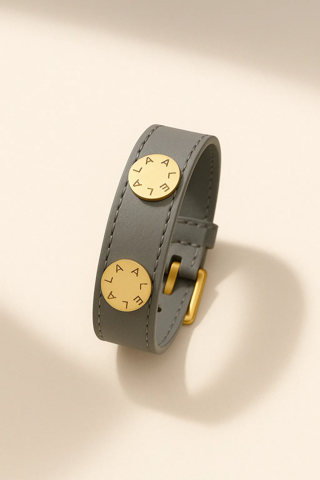 TACHAS Gray Leather