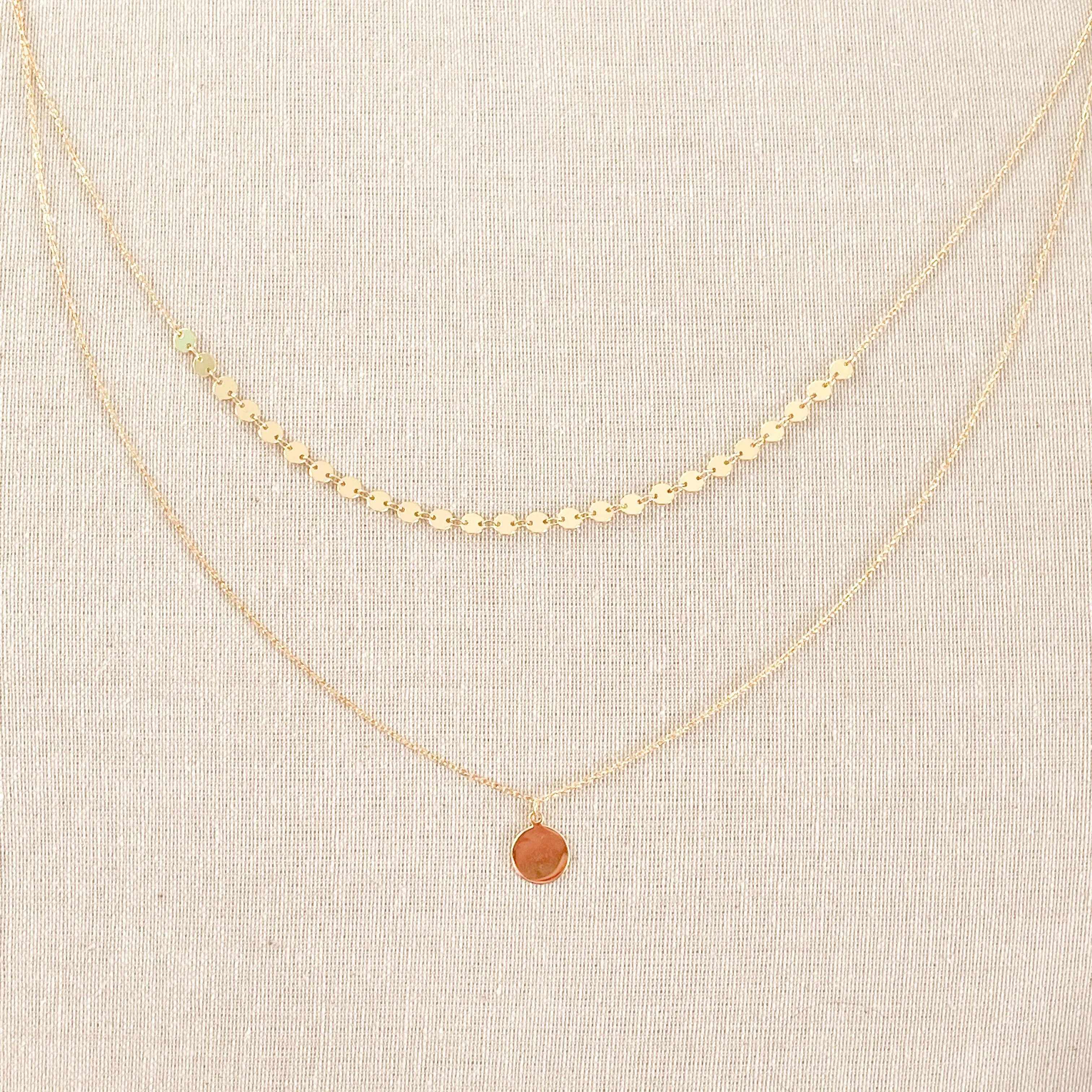 Tamed Drops Necklace | Gold Plated 925 Silver Necklace