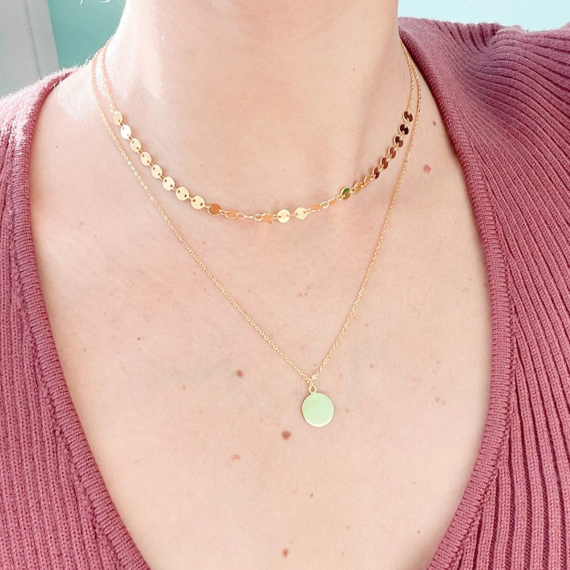 Tamed Drops Necklace | Gold Plated 925 Silver Necklace