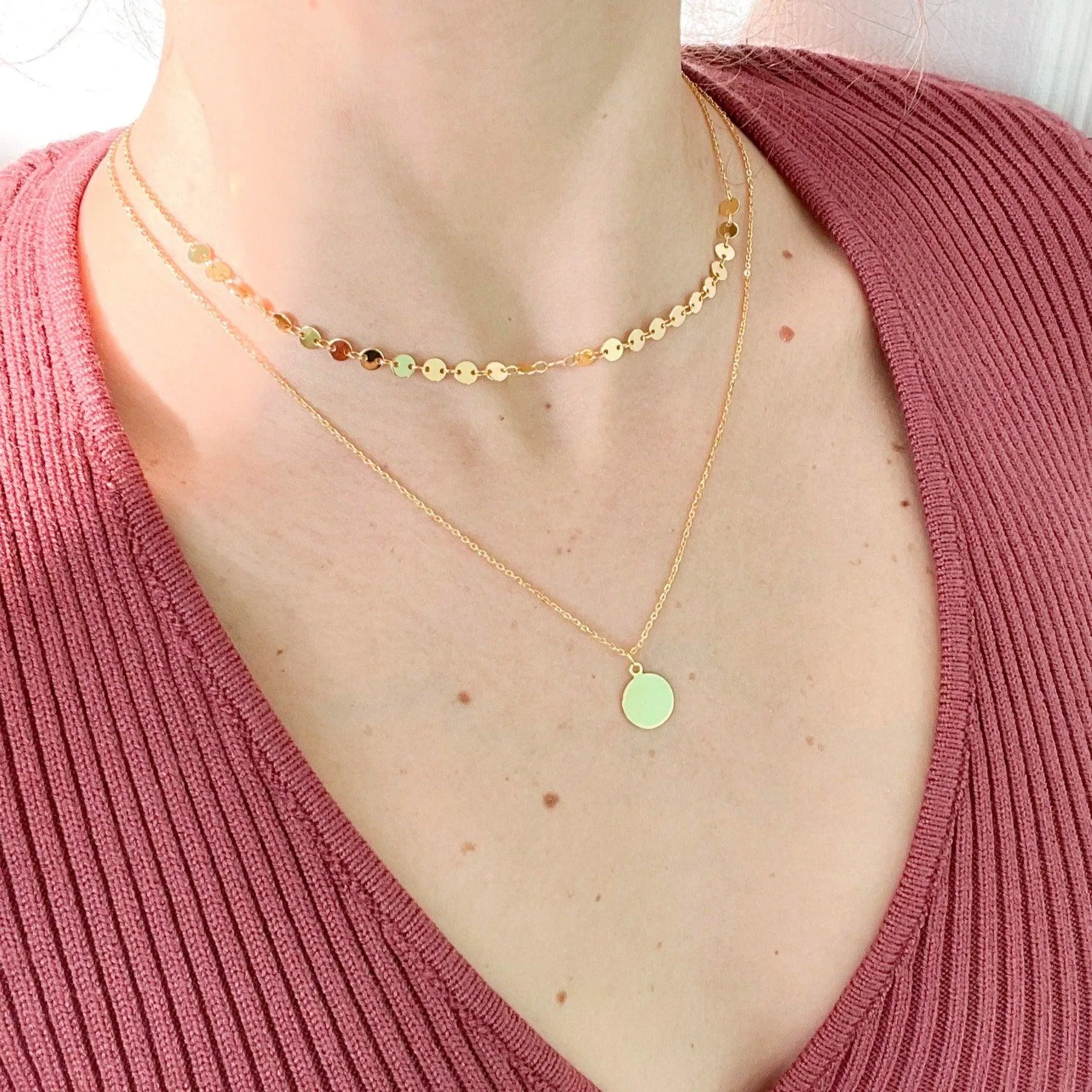 Tamed Drops Necklace | Gold Plated 925 Silver Necklace