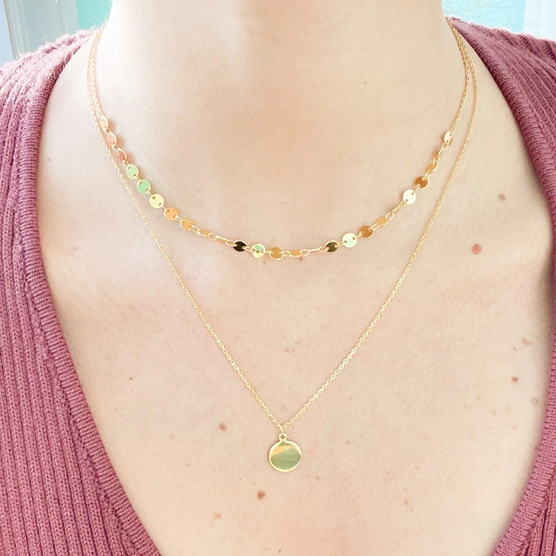 Tamed Drops Necklace | Gold Plated 925 Silver Necklace