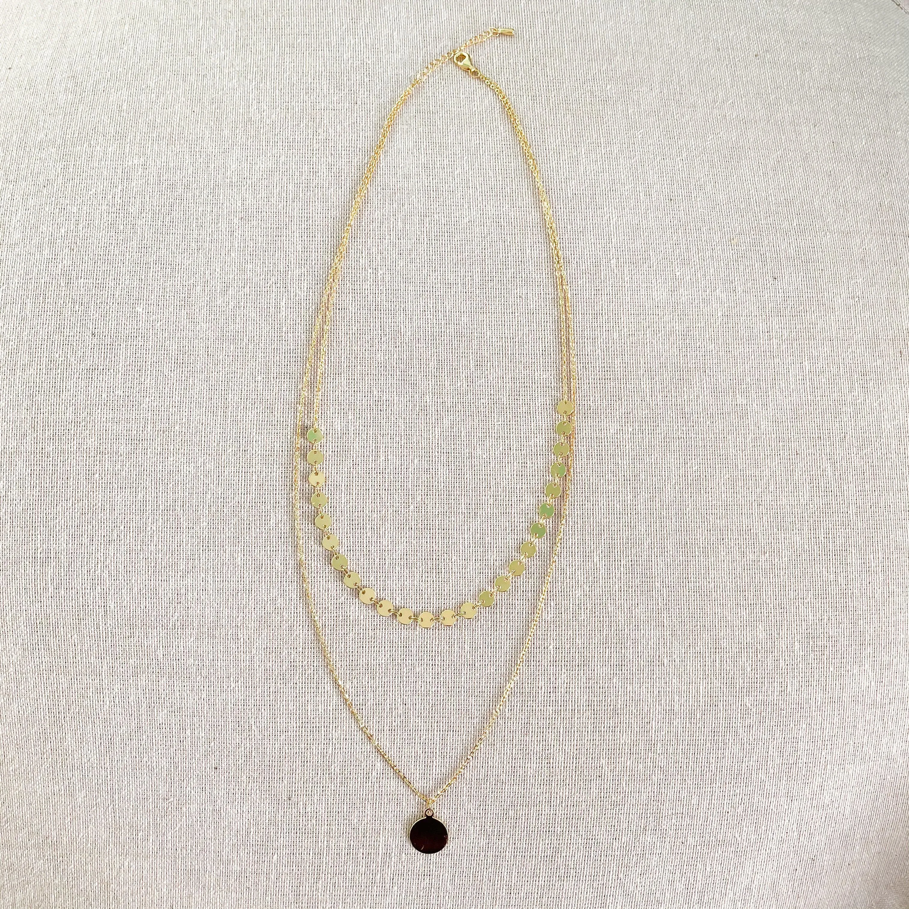 Tamed Drops Necklace | Gold Plated 925 Silver Necklace