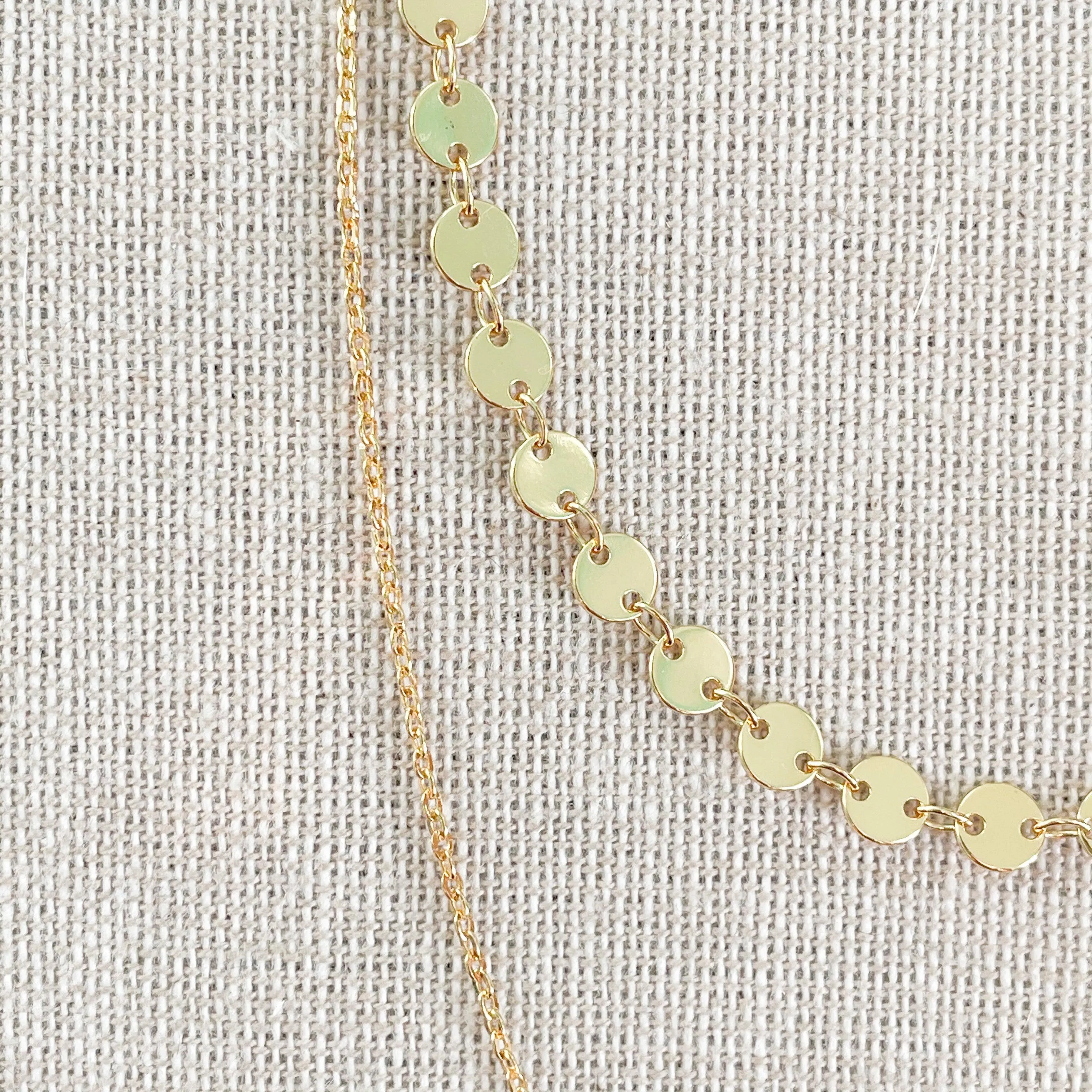 Tamed Drops Necklace | Gold Plated 925 Silver Necklace