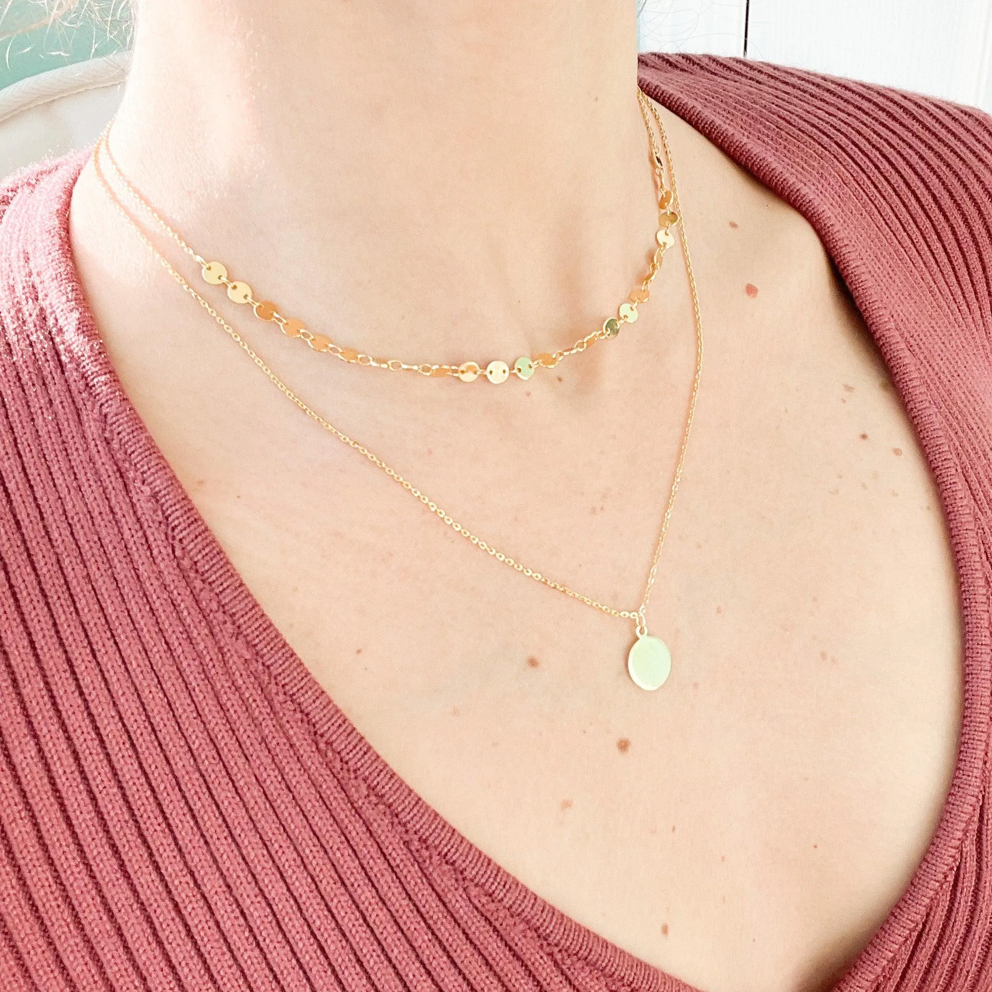 Tamed Drops Necklace | Gold Plated 925 Silver Necklace