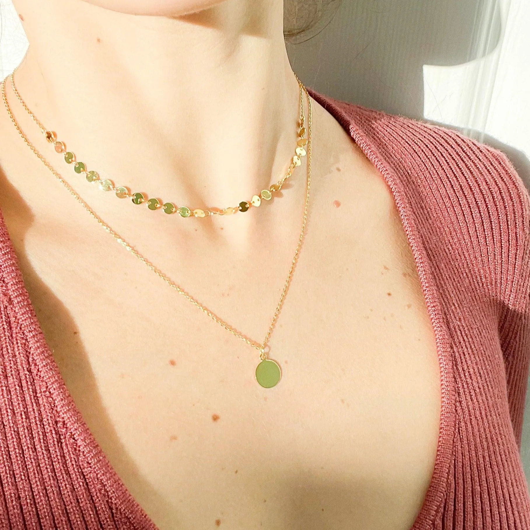 Tamed Drops Necklace | Gold Plated 925 Silver Necklace
