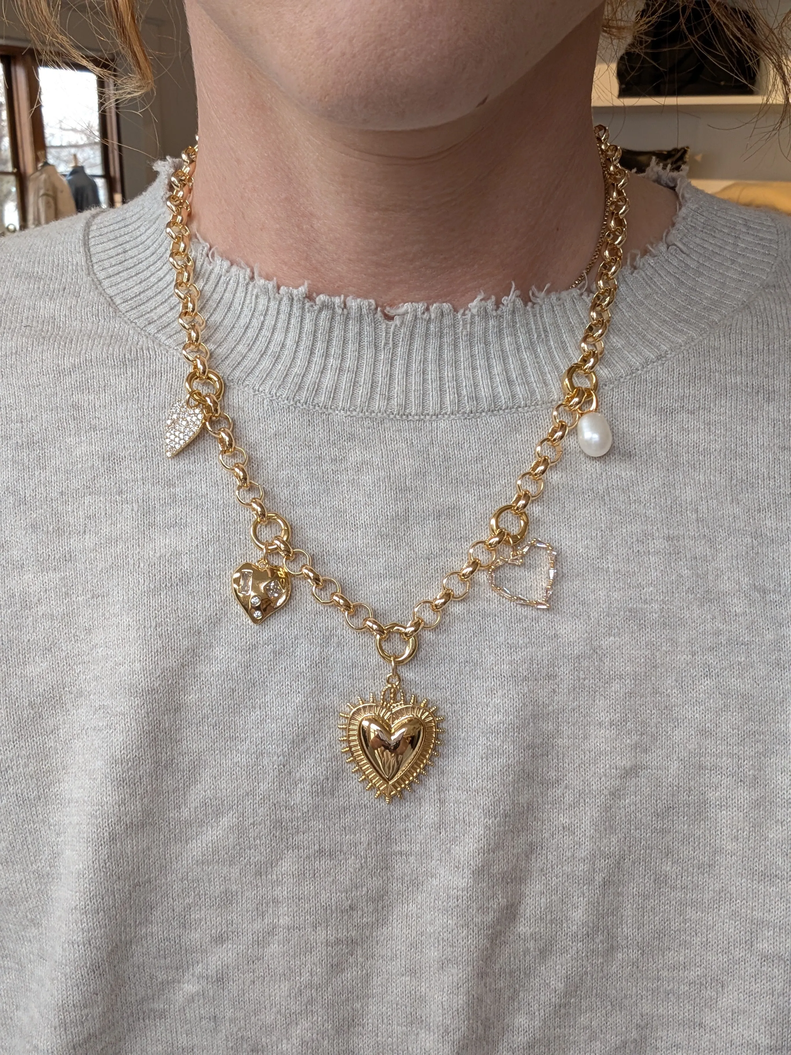 the only hearts curated necklace