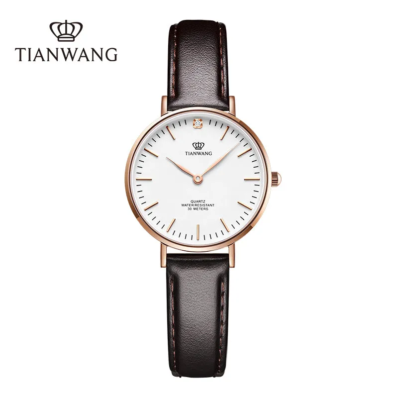TIANWANG Women's Leather Watch - Stylish,Simple & Casual - A Perfect Accessory for Her LS3851