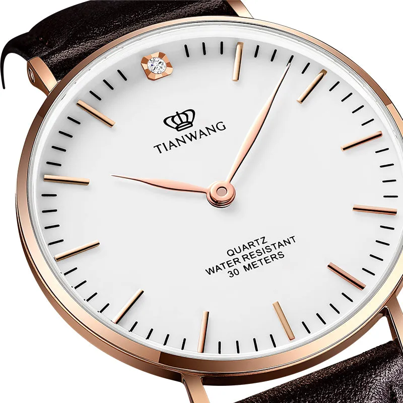 TIANWANG Women's Leather Watch - Stylish,Simple & Casual - A Perfect Accessory for Her LS3851