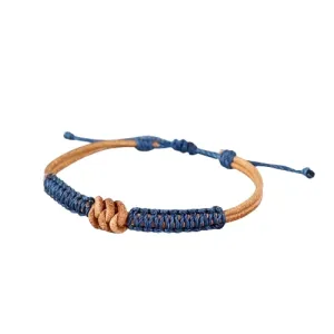 Tibetan blue protection knot bracelet
