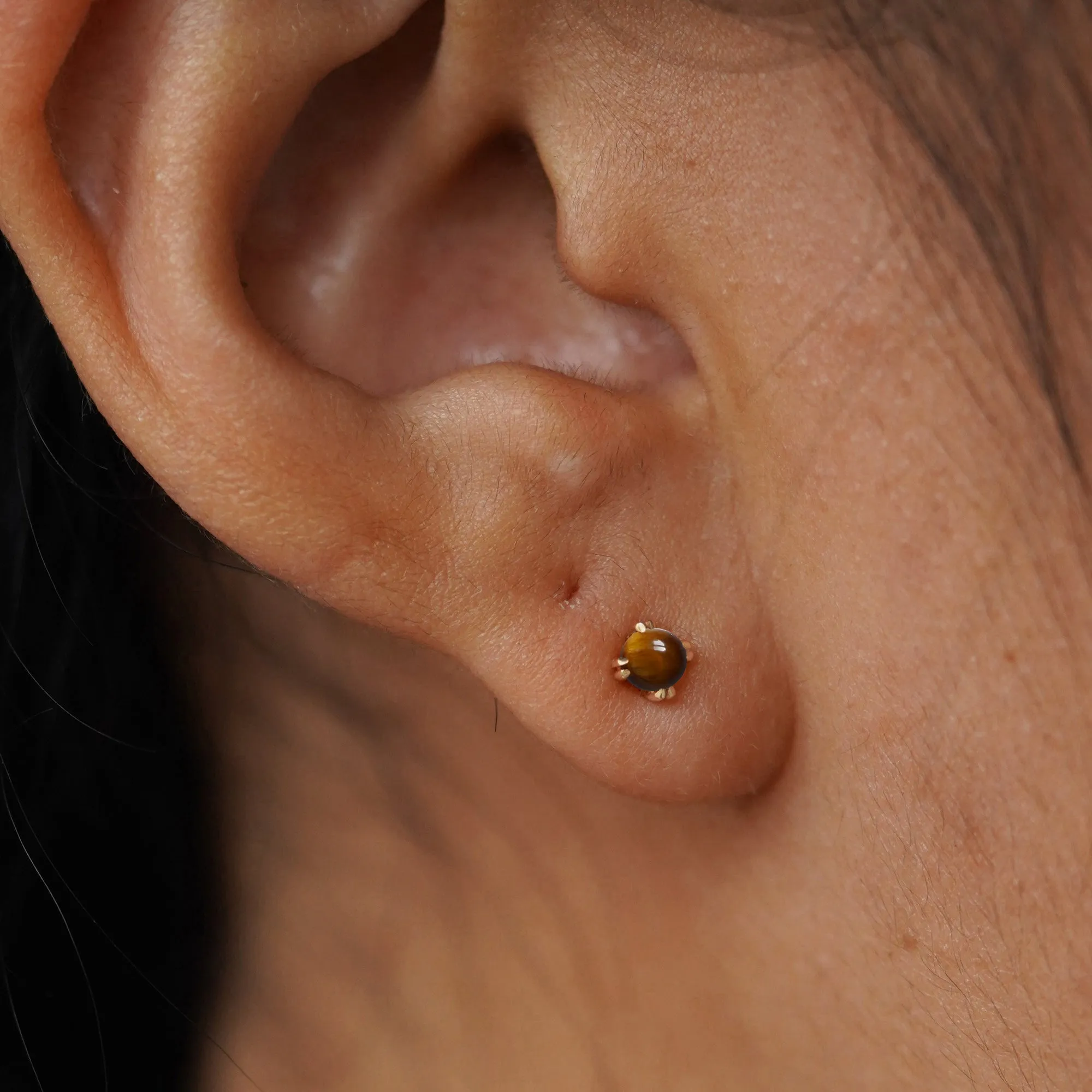 Tiger Eye Earring