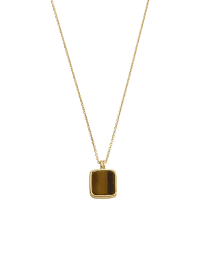 Tigers Eye Pendant Necklace
