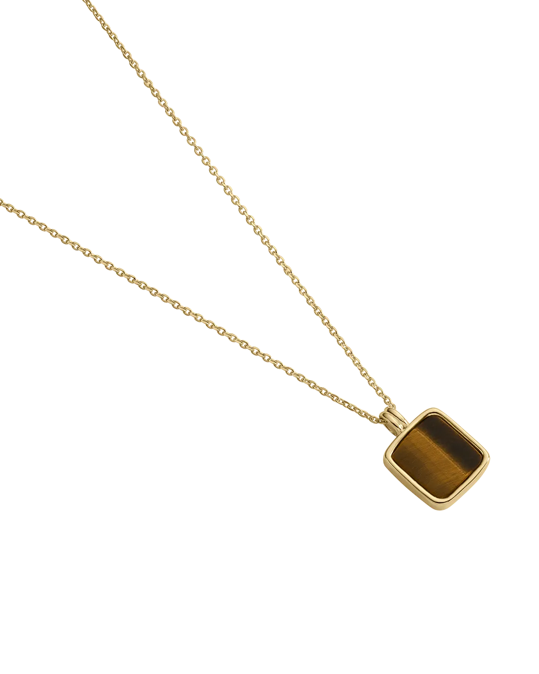 Tigers Eye Pendant Necklace