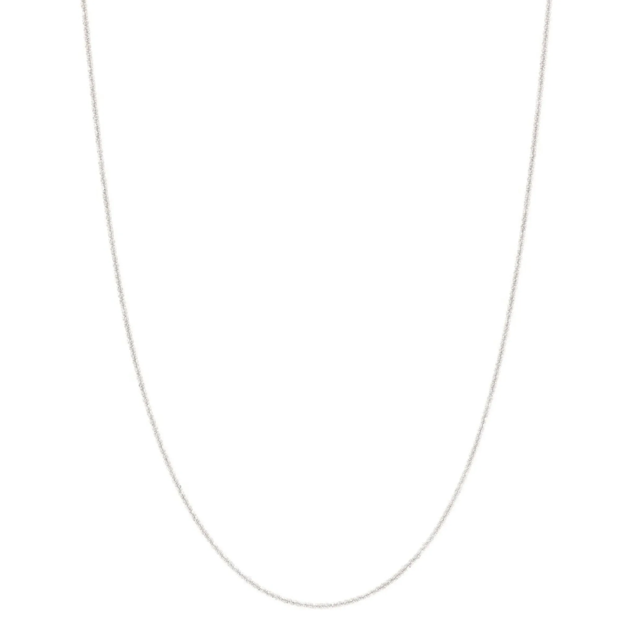 Tinsel Thin Necklace Steel