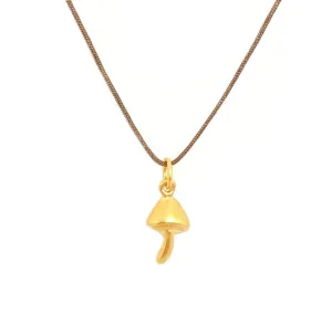Tiny Charm Necklace - Mushroom