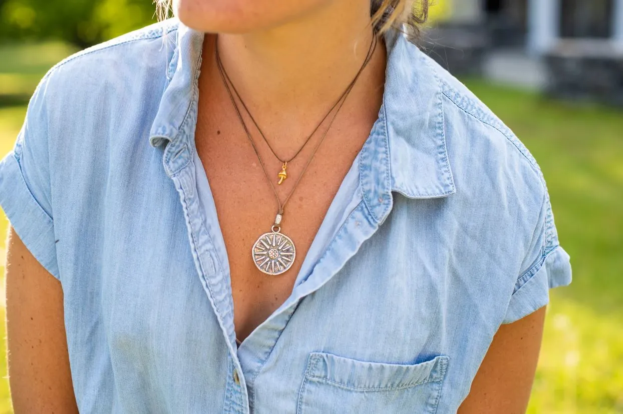 Tiny Charm Necklace - Mushroom