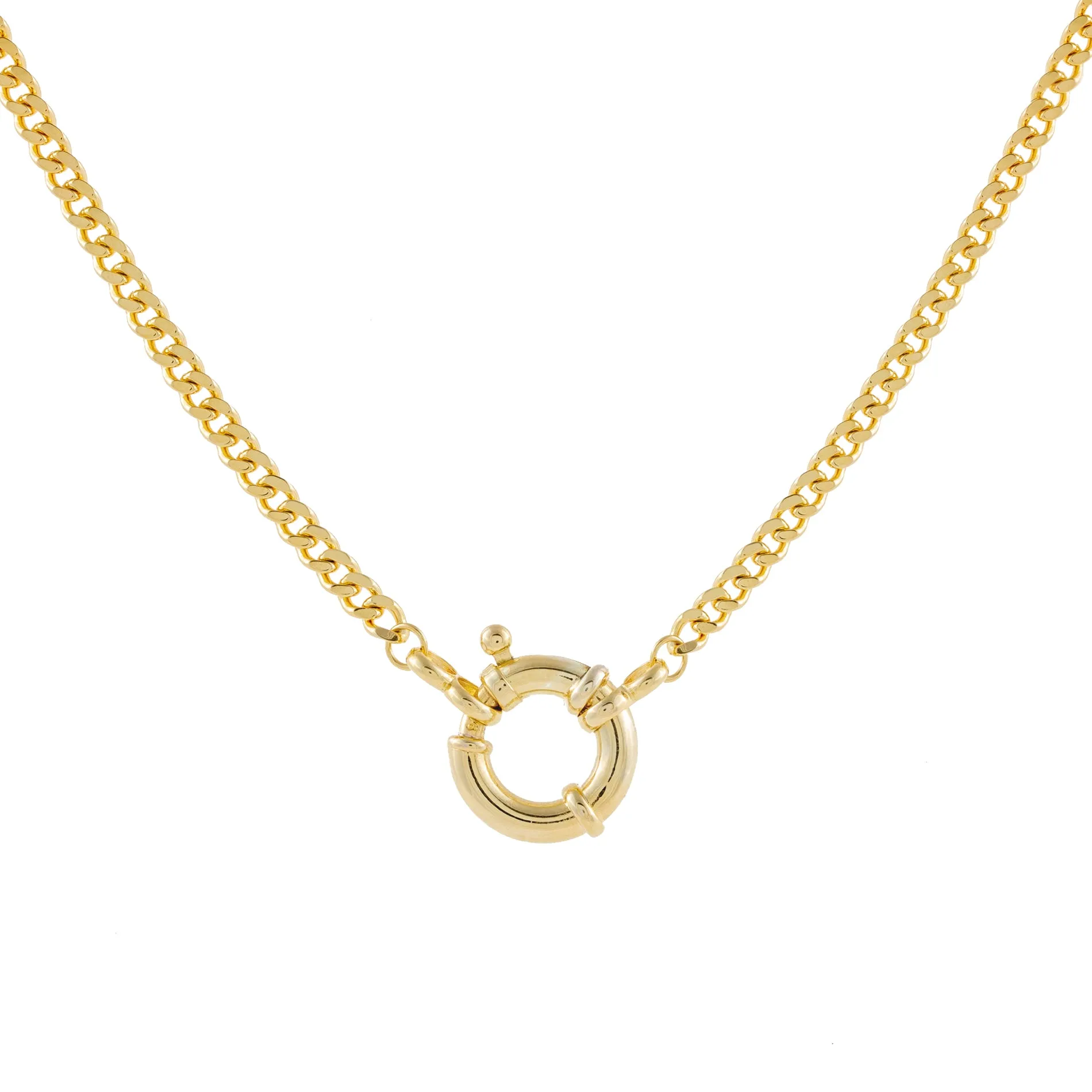 Toggle Cuban Chain Necklace
