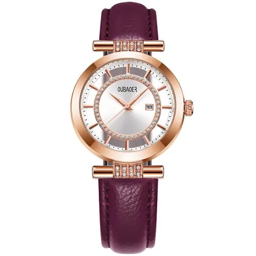 Transparent Dial and Leather Band Watches