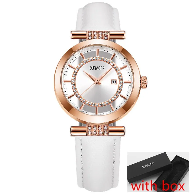 Transparent Dial and Leather Band Watches