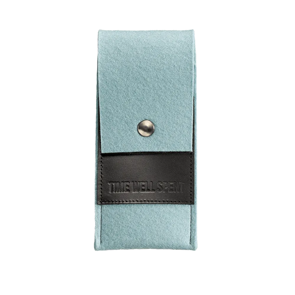 Travel Case - Pastel Blue/Black