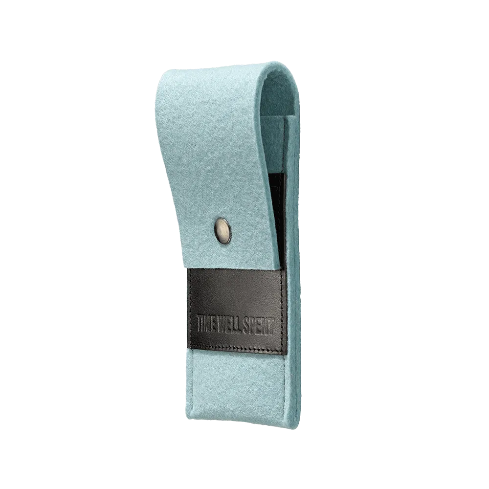 Travel Case - Pastel Blue/Black