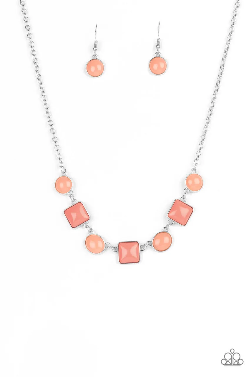 Trend Worthy Orange Paparazzi Necklace