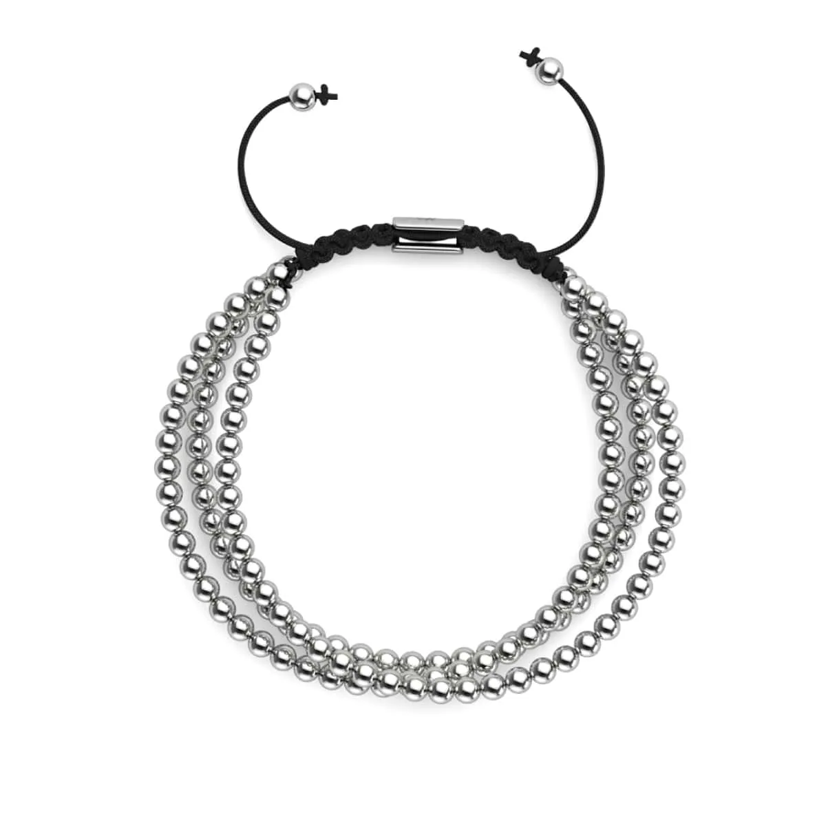 Trinity | Silver | Triple Strand Bracelet