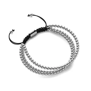 Trinity | Silver | Triple Strand Bracelet