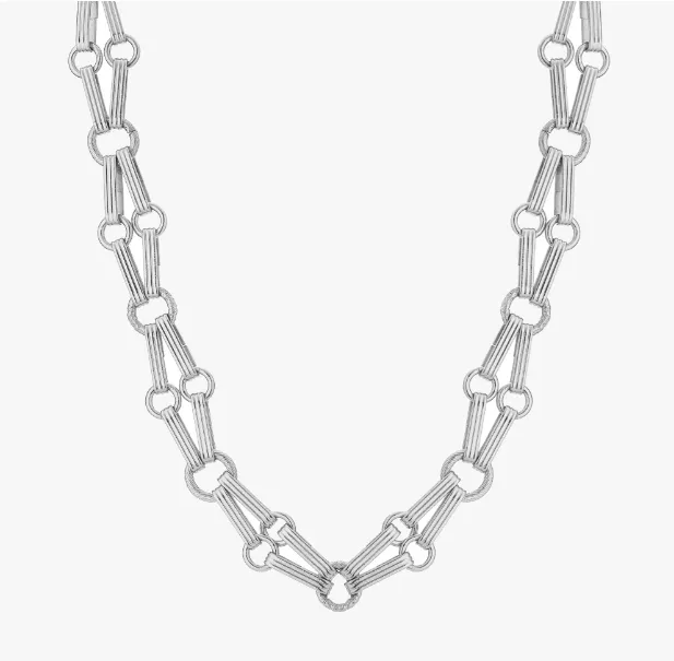 Tutti and Co Infinite Silver Collar Necklace