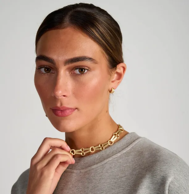 Tutti and Co Infinite Silver Collar Necklace
