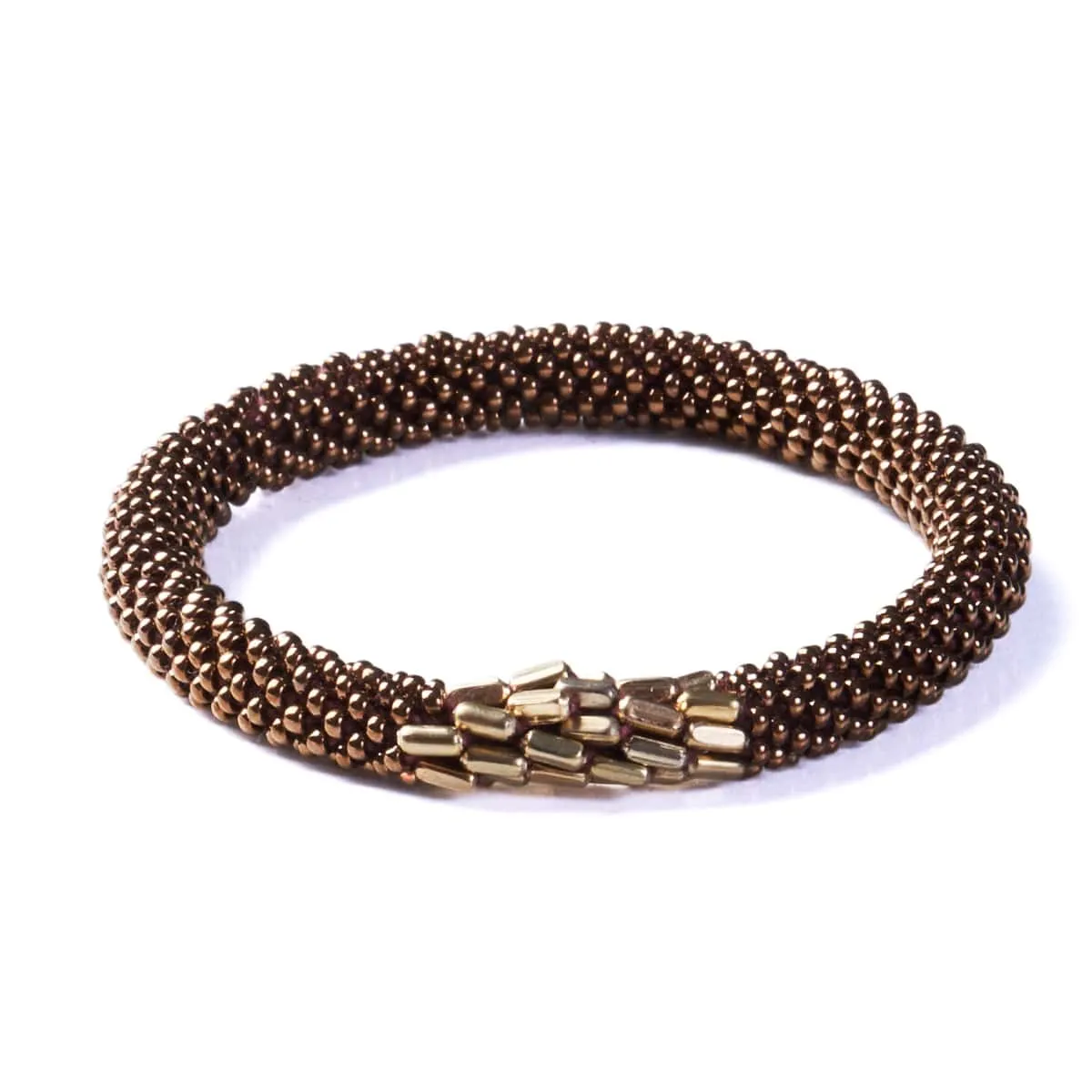 Twilight on Tuscany | Himalayan Glass Bead Bracelet