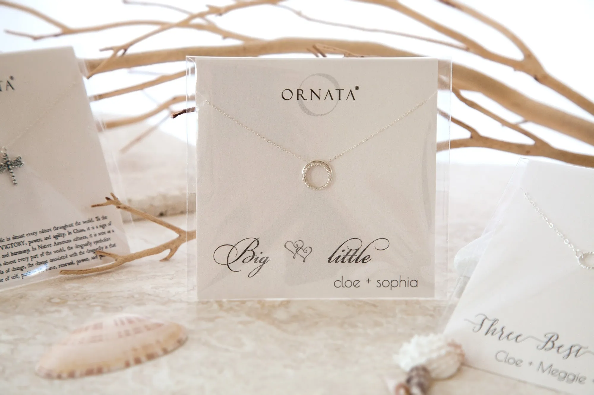 “Two Best Friends" Sterling Silver Necklace | Small | Friends & Sisters