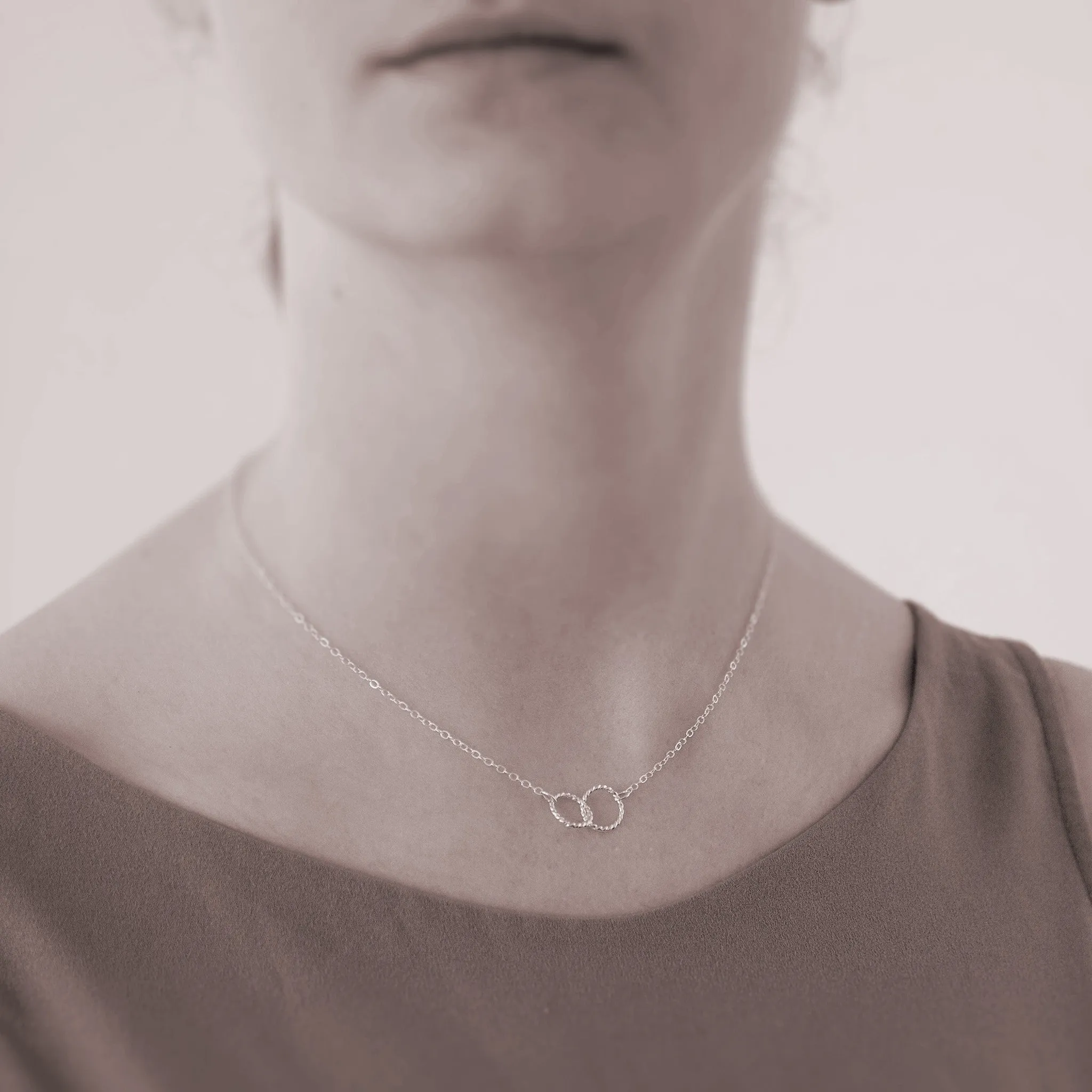 “Two Best Friends" Sterling Silver Necklace | Small | Friends & Sisters