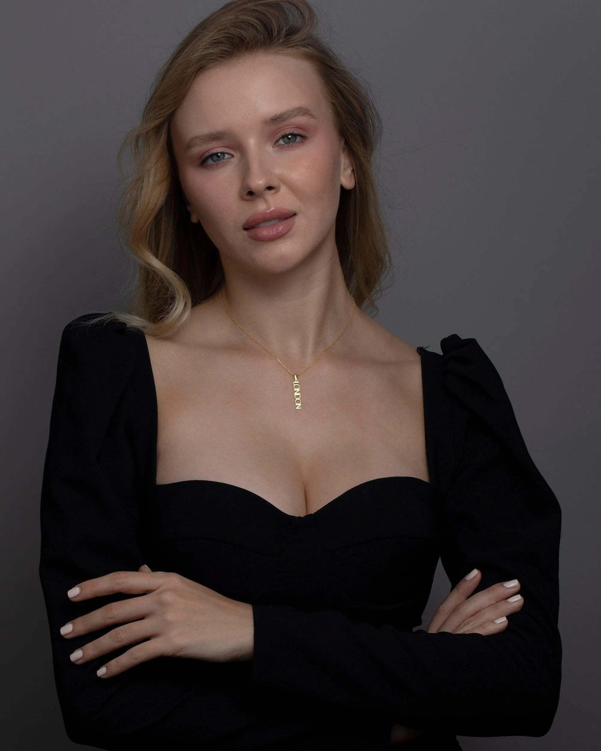 Vertical Name Necklace