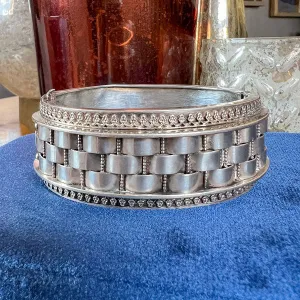 Victorian Silver Bangle Bracelet