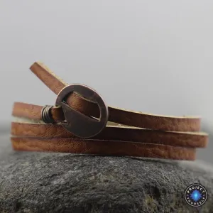 Vintage Multi-Wrap Leather Bracelet
