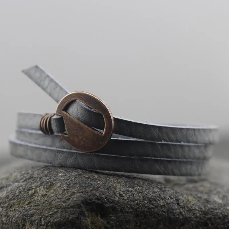 Vintage Multi-Wrap Leather Bracelet