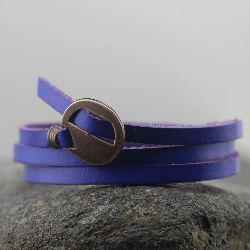 Vintage Multi-Wrap Leather Bracelet