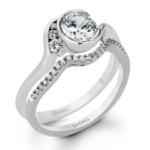 Wedding Set in 18k Gold with Diamonds