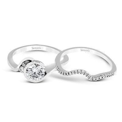 Wedding Set in 18k Gold with Diamonds