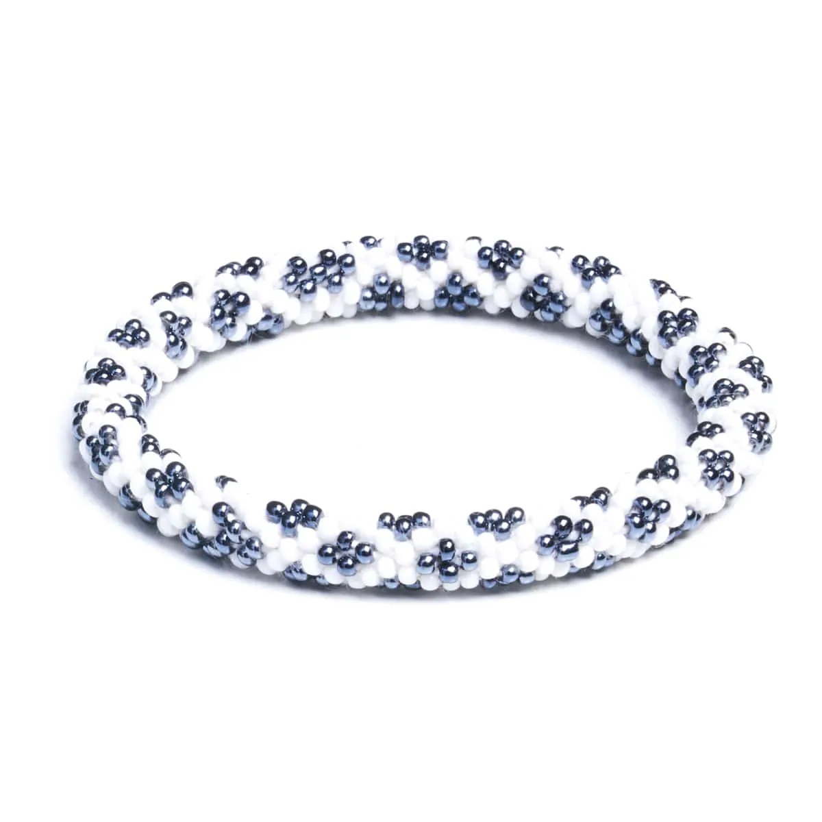 Winter Garden | Himalayan Glass Bead Bracelet