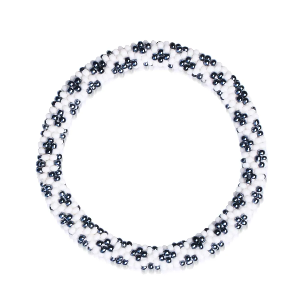 Winter Garden | Himalayan Glass Bead Bracelet