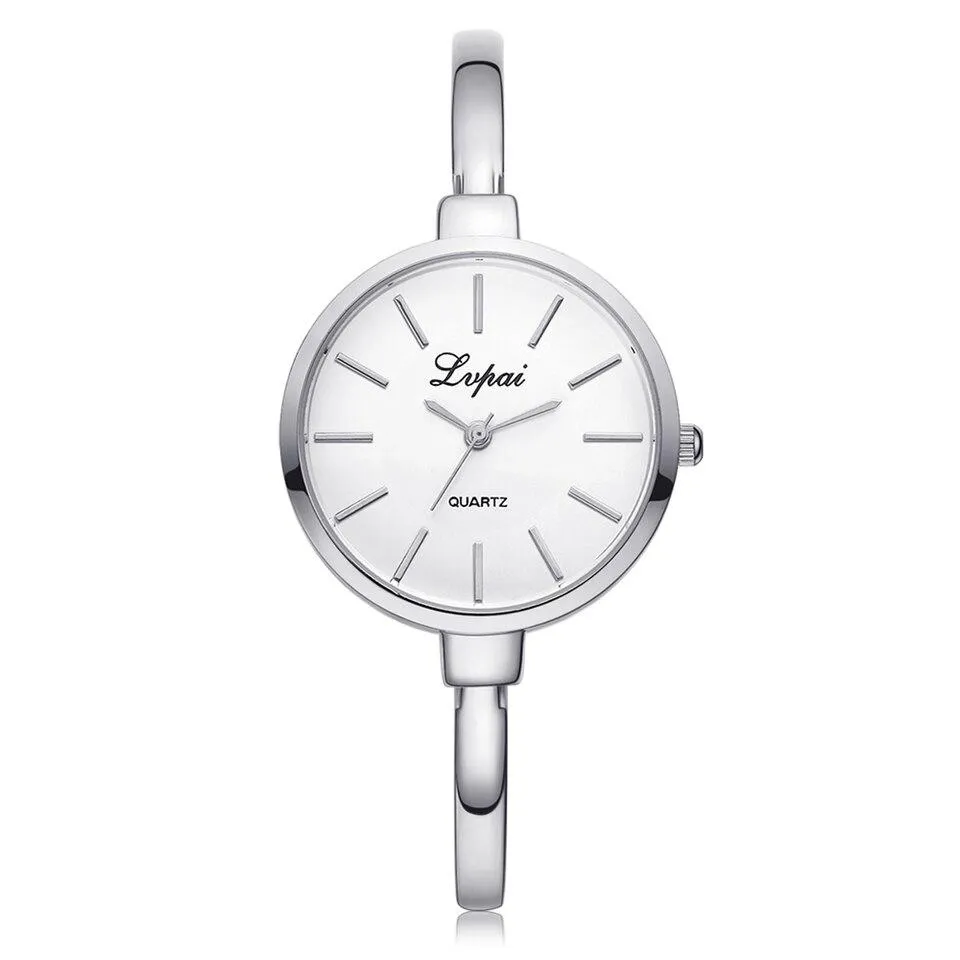 Women's Elegant Wristwatch with Thin Metal Band