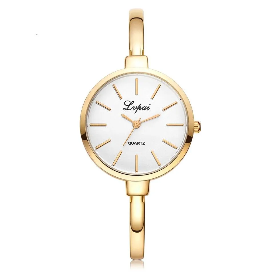 Women's Elegant Wristwatch with Thin Metal Band