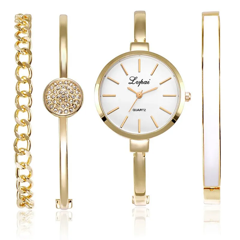 Women's Elegant Wristwatch with Thin Metal Band