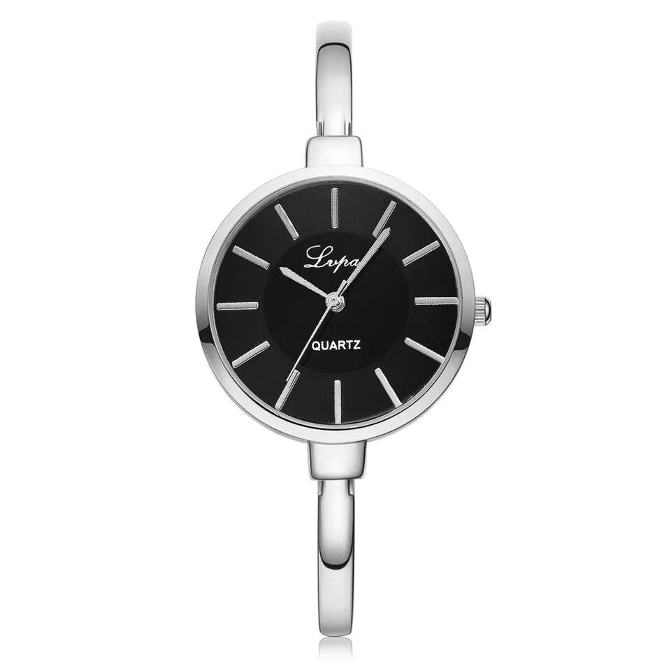 Women's Elegant Wristwatch with Thin Metal Band
