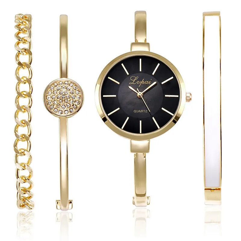 Women's Elegant Wristwatch with Thin Metal Band